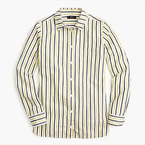 Women's NWT J. Crew boy shirt button down 2